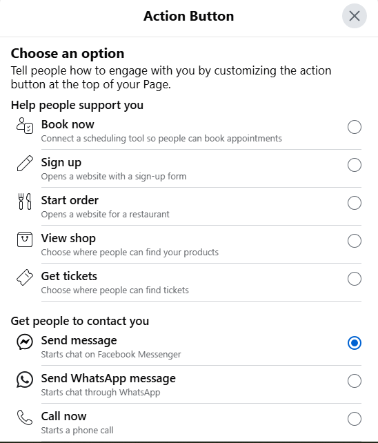 Add a call-to-action button like “Shop Now” or “Contact Us” to engage your audience.