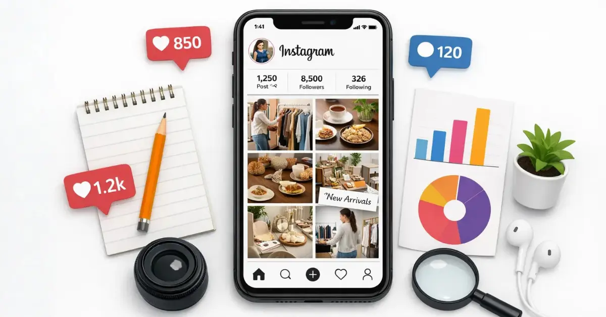 Instagram marketing tips for small business owners using content strategy, reels, and engagement insights