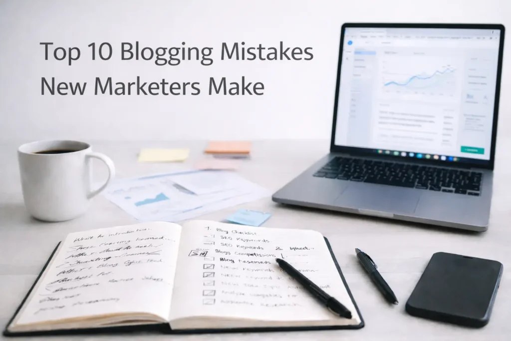 Top 10 Blogging Mistakes New Marketers Make