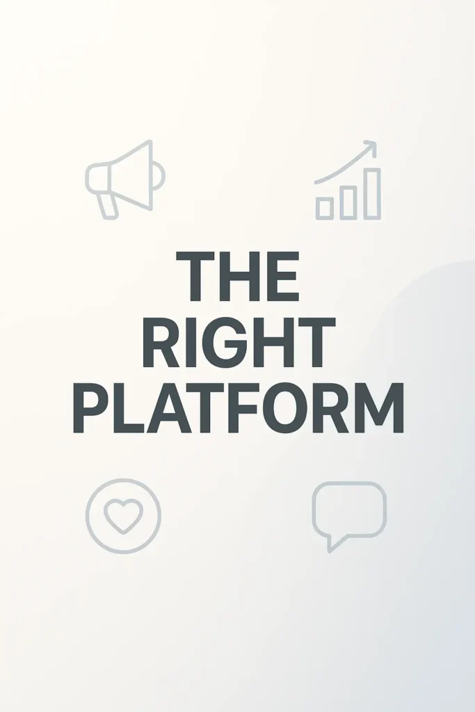 Best platform for business concept showing the right platform decision between Instagram vs Facebook marketing.