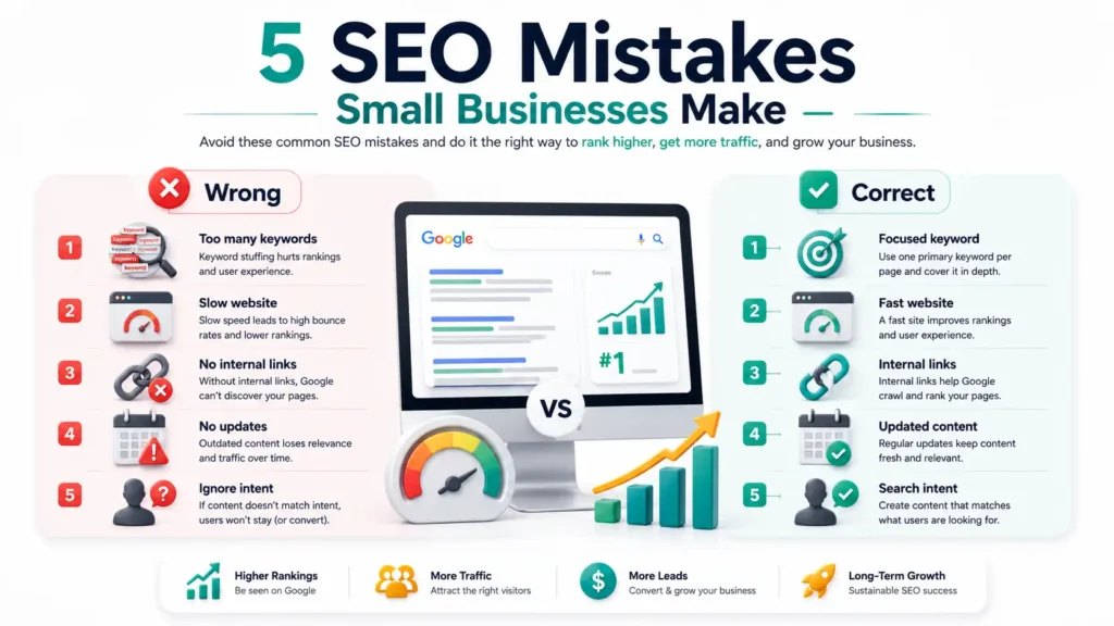 5 common seo mistakes